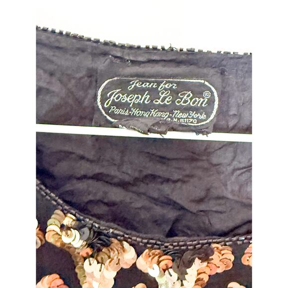 Vintage Jean for Joseph Le Bon Silk Sequin Top - Picture 3 of 5